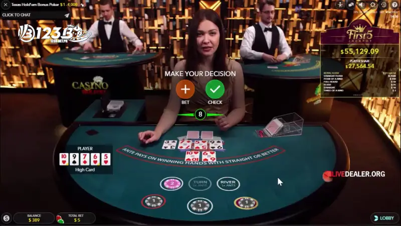 123B là điểm chơi Poker lý tường