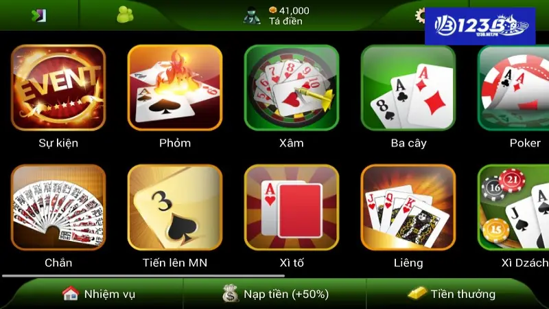 Chơi game bài đổi tiền hấp dẫn