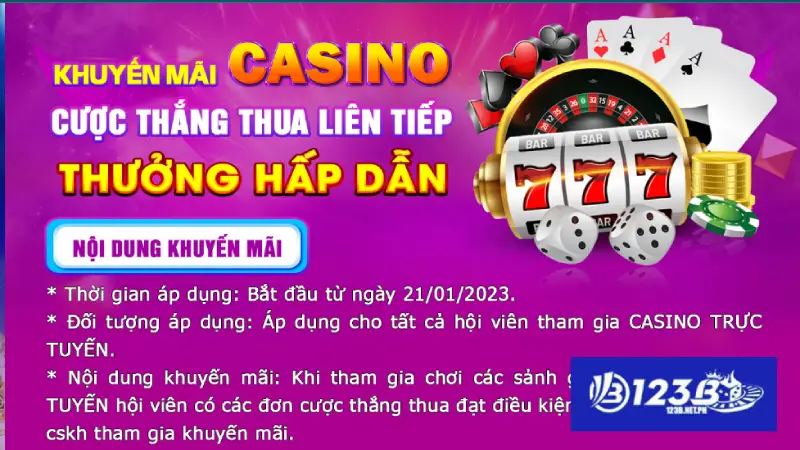 Điều kiện nhận khuyến mãi casino hấp dẫn